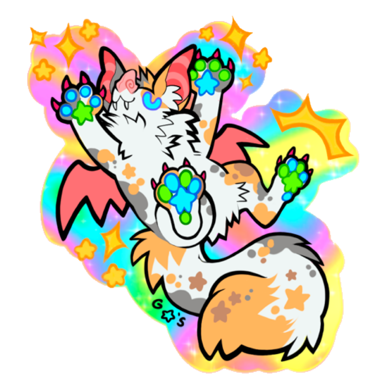 Gooey sticker