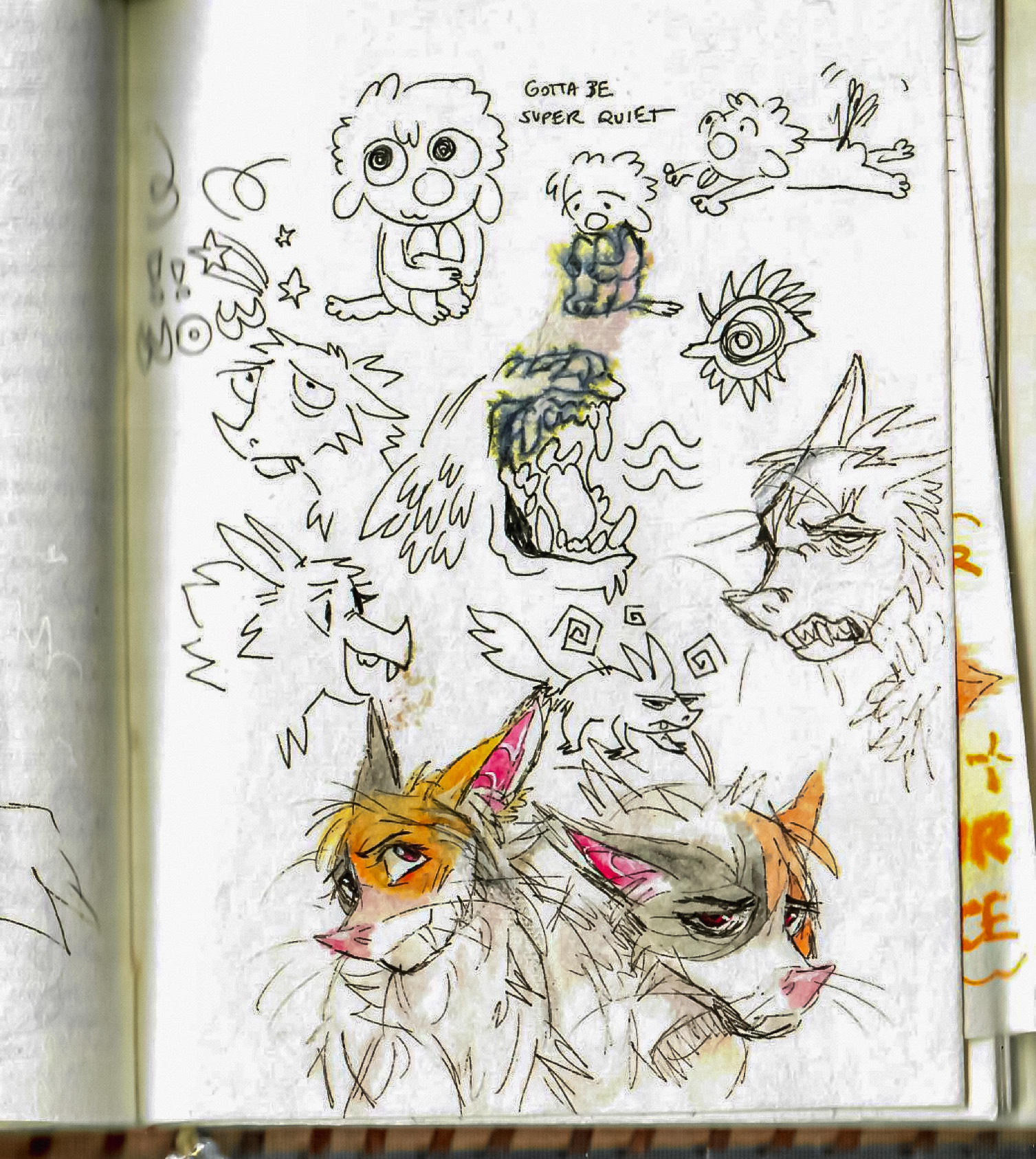Gooey sketchbook art